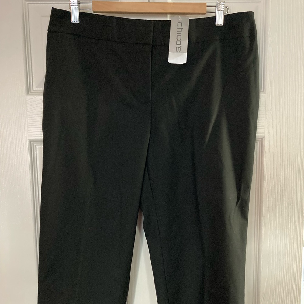 Chico’s NWT The Ultimate Fit style cropped black pants
